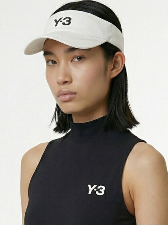 Y-3: Visiera Clima - Orbgry/Black - women_1 | Luisa Via Roma