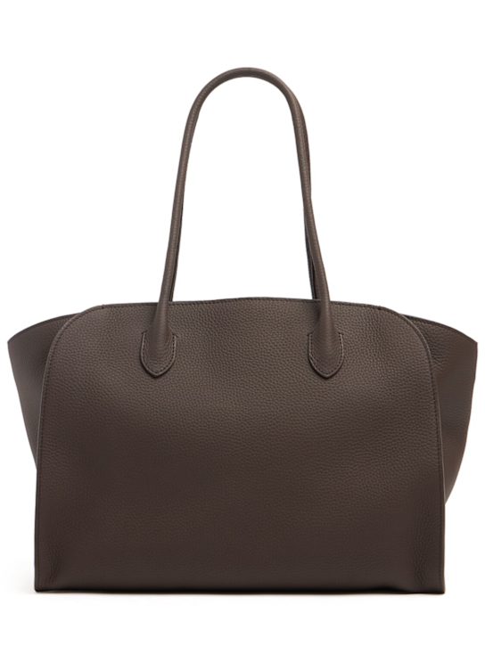 The Row: Sac cabas en cuir grainé mat Marlo 14 - women_0 | Luisa Via Roma