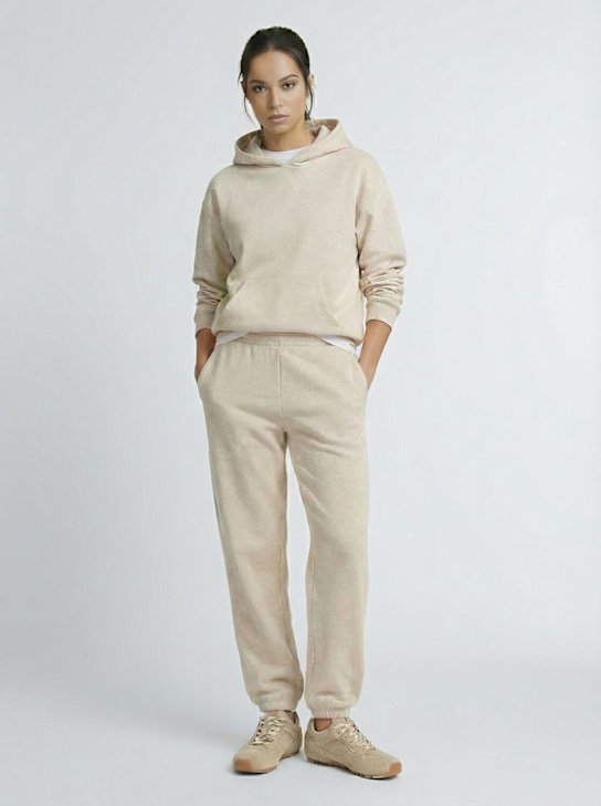 Skims: Cotton classic jogger pants - Grigio chiaro - women_1 | Luisa Via Roma