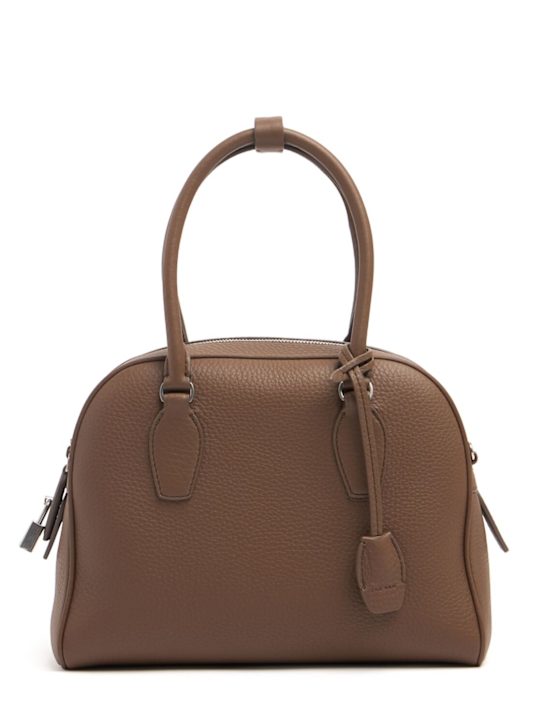 The Row: India 10 lux grain leather bag - Dark Olive - women_0 | Luisa Via Roma