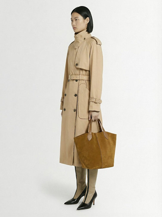Proenza Schouler: Bolso tote grande Chelsea de ante - women_1 | Luisa Via Roma