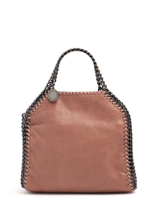 Stella McCartney: Bolso Tiny Eco Shaggy Deer con asa - Sienna - women_0 | Luisa Via Roma