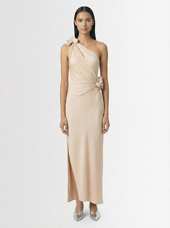 Coperni: Vestido bordado con un hombro - women_1 | Luisa Via Roma