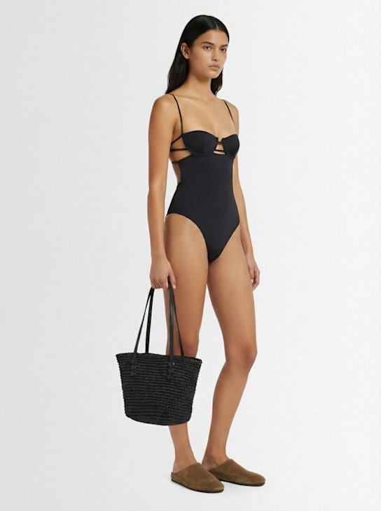 Ziah: Costume intero Dita con cutout - Nero - women_1 | Luisa Via Roma