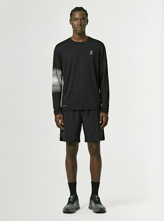 On: Train shorts - Black - men_1 | Luisa Via Roma