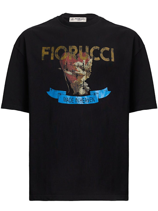 Cupid print relaxed t-shirt - Fiorucci - Men | Luisaviaroma
