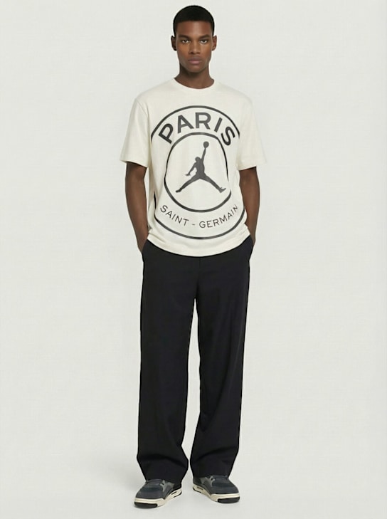 Jordan: Paris Saint Germain logo t-shirt - men_1 | Luisa Via Roma