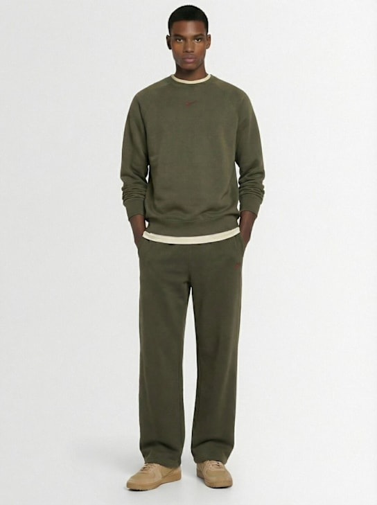 Nike: Nocta cotton blend crewneck sweatshirt - men_1 | Luisa Via Roma