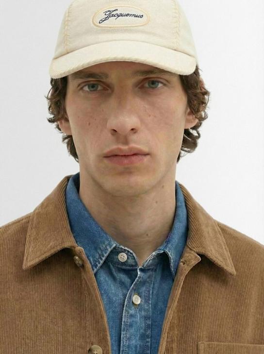 Jacquemus: La Casquette Casco cotton hat - men_1 | Luisa Via Roma