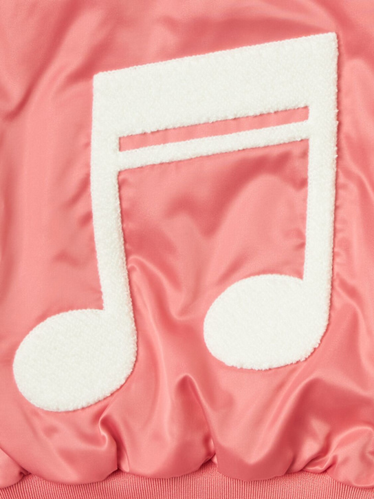 Mini Rodini: Chaqueta bomber de satén - Rosa - kids-girls_1 | Luisa Via Roma