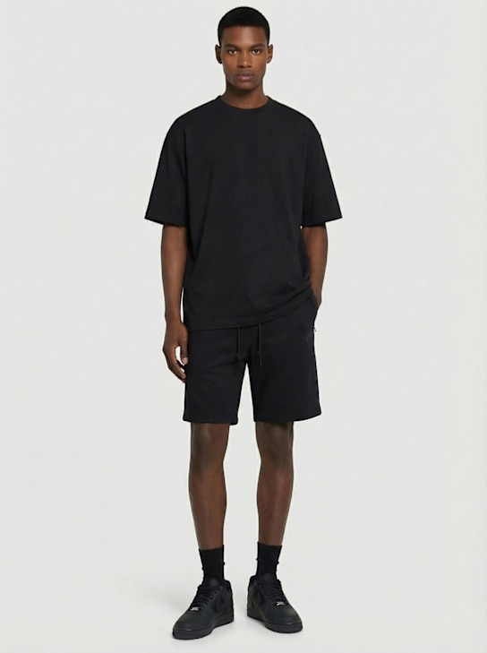 Nike: Tech Fleece shorts - Black - men_1 | Luisa Via Roma