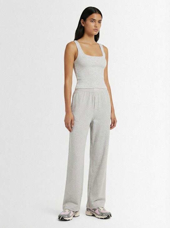 Skims: 混棉罗纹背心 - 浅灰色 - women_1 | Luisa Via Roma