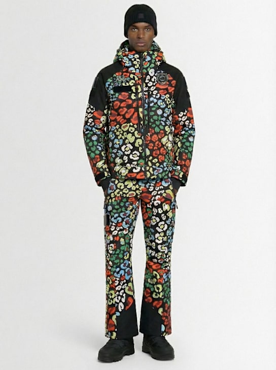 Kappa: Printed puffer jacket - White/Multi - men_1 | Luisa Via Roma