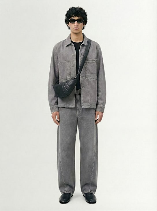 Lemaire: Twisted cotton pants - men_1 | Luisa Via Roma