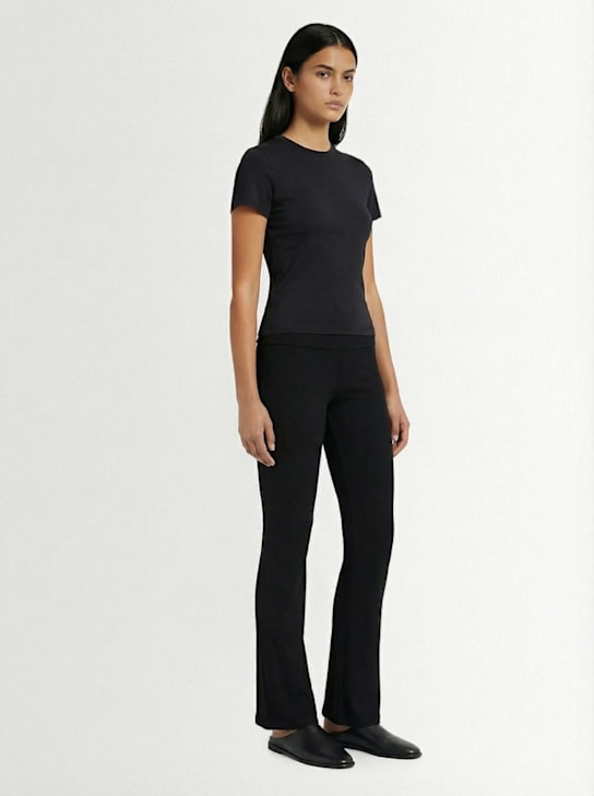 Skims: Modal fold-over pants - Ónix - women_1 | Luisa Via Roma