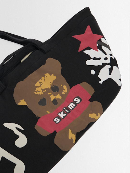 Skims: Jumbo混棉托特包 - Onyx Teddy Bear - women_1 | Luisa Via Roma