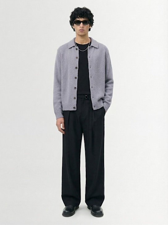 Seven Gauge: Alpaca blend overshirt - men_1 | Luisa Via Roma