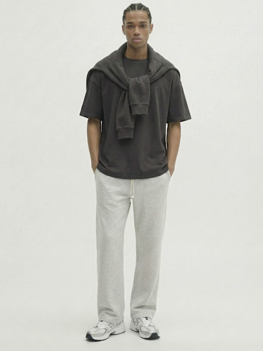 Skims: Lounge relaxed jersey t-shirt - Ash - men_1 | Luisa Via Roma