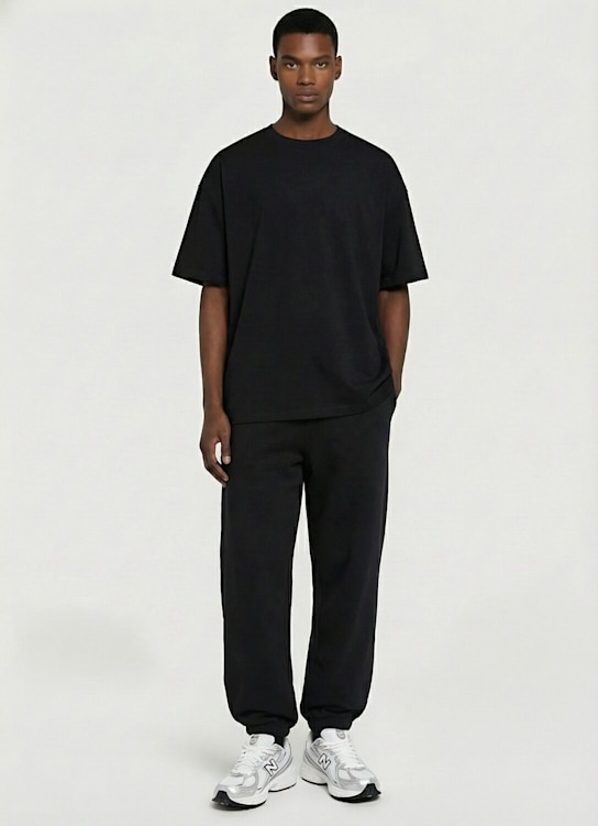 Skims: 休闲针织T恤 - 曜石色 - men_1 | Luisa Via Roma