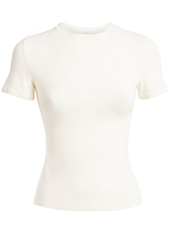 Skims: 弹力棉质T恤 - 大理石色 - women_0 | Luisa Via Roma