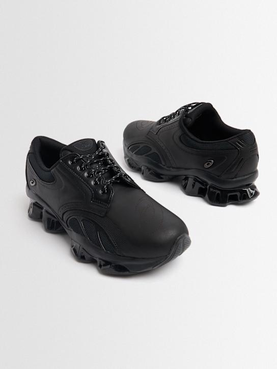 Asics: Gel-Kinetic SP运动鞋 - 黑色/银色 - men_1 | Luisa Via Roma