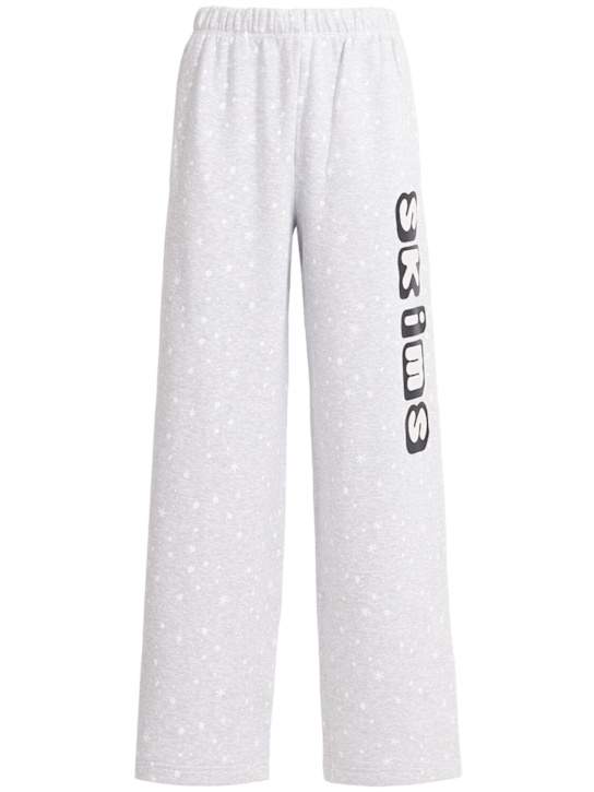 Skims: Classic cotton blend straight pants - Lhg Skims Sknow - women_0 | Luisa Via Roma