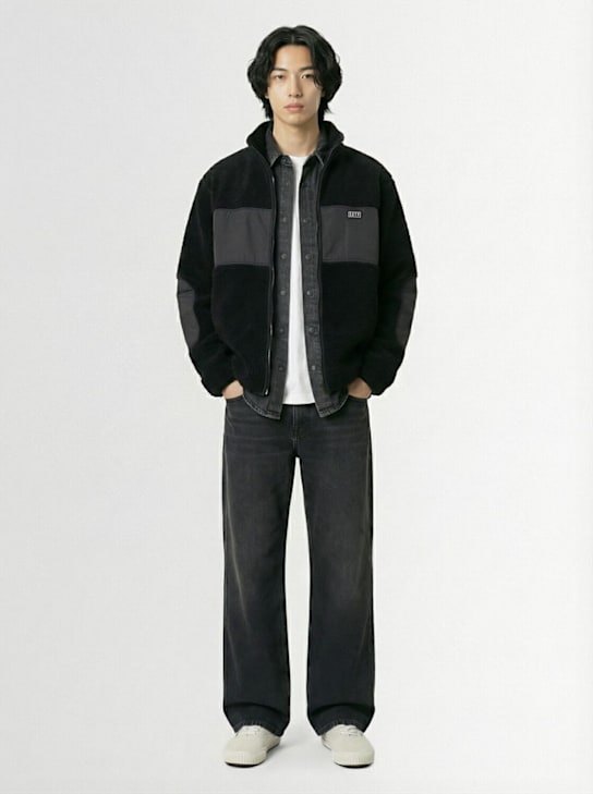 SOTF: Teddy jacket - Black - men_1 | Luisa Via Roma