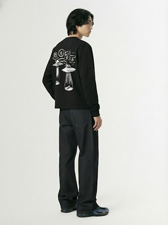 SOTF: T-shirt à manches longues UFO - Noir - men_1 | Luisa Via Roma