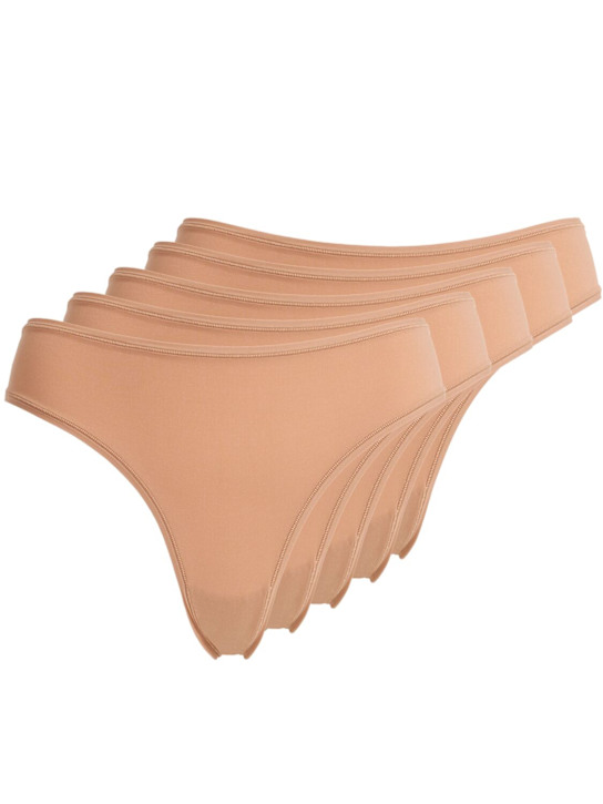 Skims: Pack of 5 thongs - Sienna - women_0 | Luisa Via Roma
