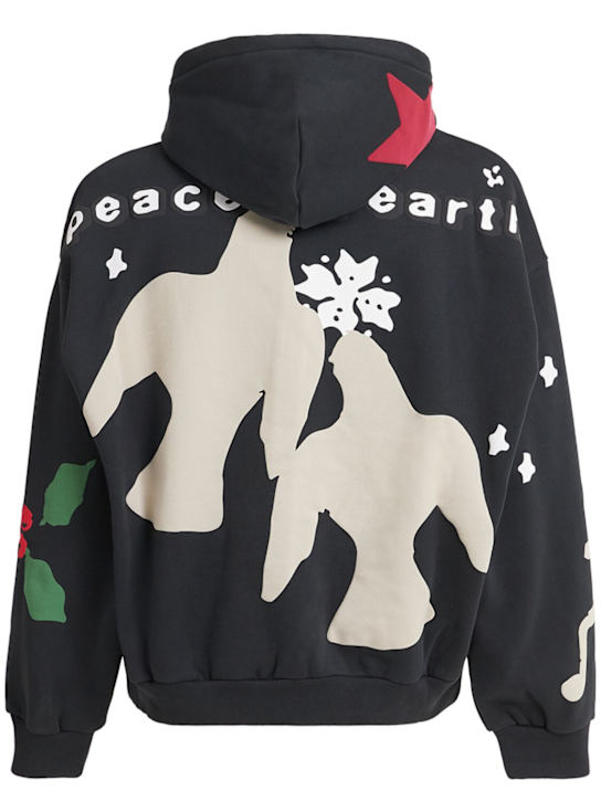 Skims: Sudadera de algodón con capucha - Onyx Teddy Bear - men_1 | Luisa Via Roma