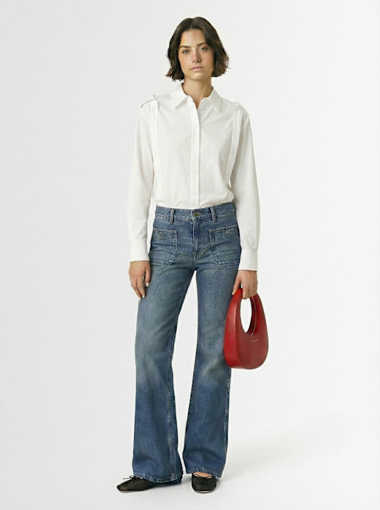 Coperni: Mini Swipe leather crossbody bag - women_1 | Luisa Via Roma