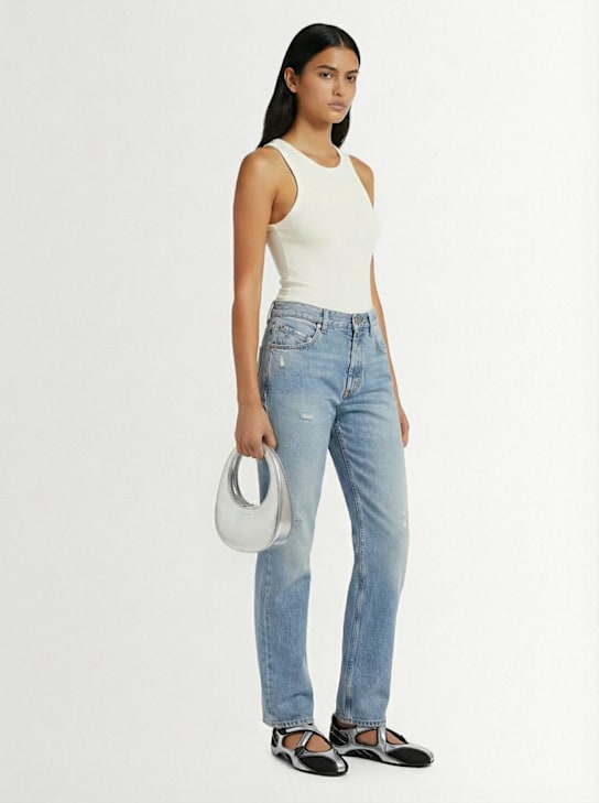 Coperni: Mini Swipe leather crossbody bag - women_1 | Luisa Via Roma