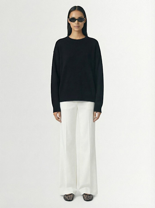 1929: Eremo Eco-Cashmere crewneck sweater - Black - women_1 | Luisa Via Roma