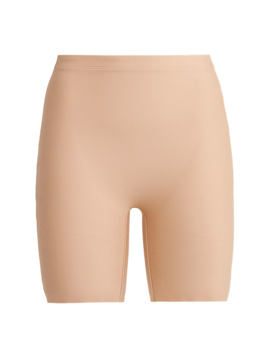 Skims: Nylon blend sculpting bike shorts - Clay - women_0 | Luisa Via Roma