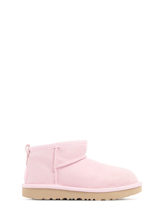 Ugg: Classic Ultra Mini shearling boots - ピンク - kids-girls_0 | Luisa Via Roma