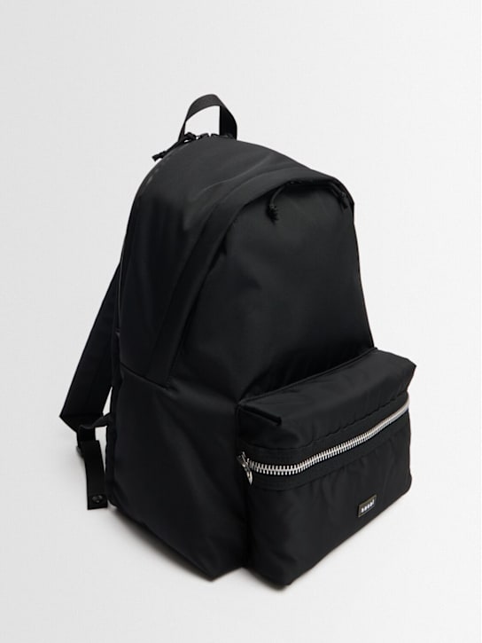 Sacai: Nylon backpack - Black - men_1 | Luisa Via Roma