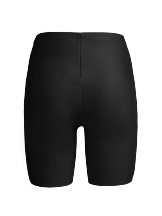 Skims: Nylon blend sculpting bike shorts - オニキス - women_1 | Luisa Via Roma