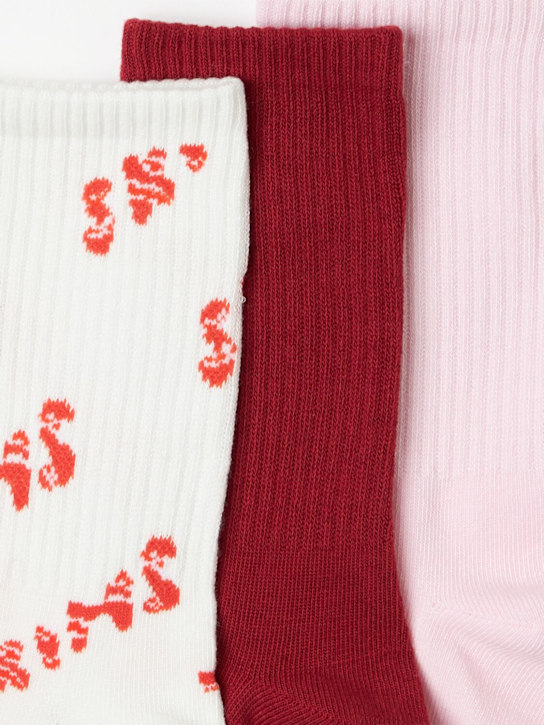 Skims: Pack of 3 ribbed socks - Marble Candy - women_1 | Luisa Via Roma