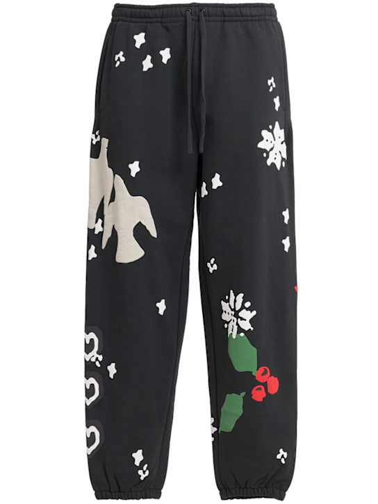 Skims: CPFM brushed heavy cotton sweatpants - Onyx Dove Print - men_0 | Luisa Via Roma
