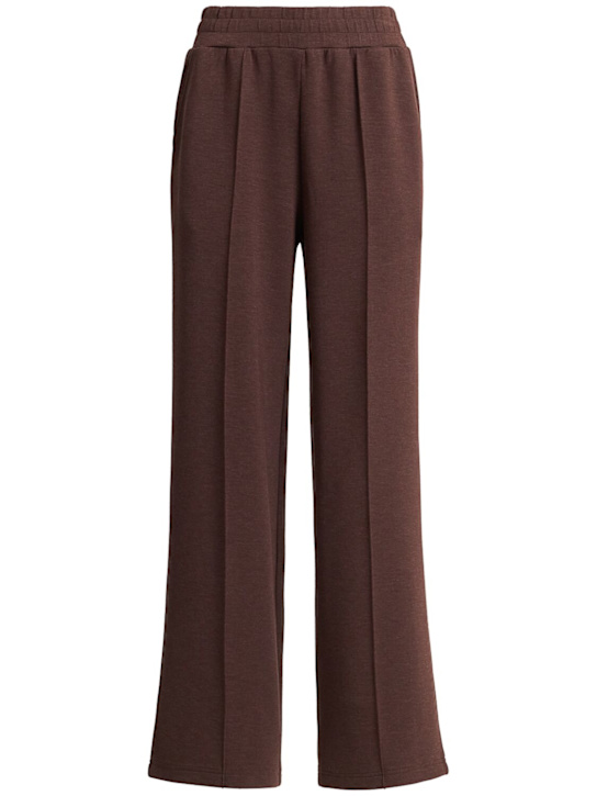 Varley: Jambes de pantalon évasées - Grain De Café - women_0 | Luisa Via Roma