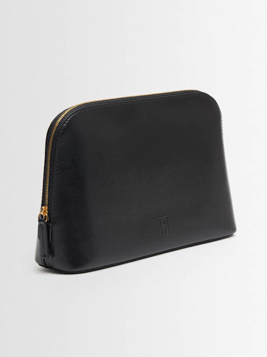 By Malene Birger: Medium aya leather clutch - 黑色 - women_1 | Luisa Via Roma