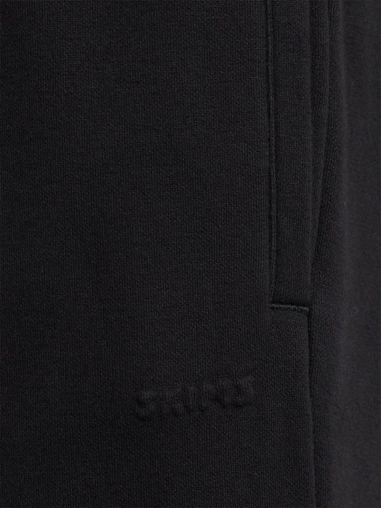 Skims: Cotton blend classic straight sweatpants - Onyx - women_1 | Luisa Via Roma