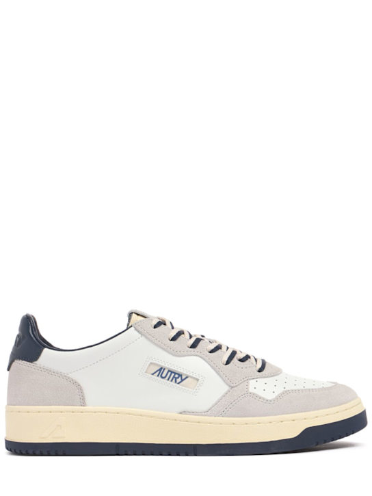 Autry: Medalist Low sneakers - Space/White - men_0 | Luisa Via Roma