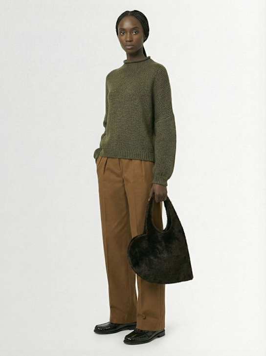 Coperni: Heart plush tote bag - women_1 | Luisa Via Roma