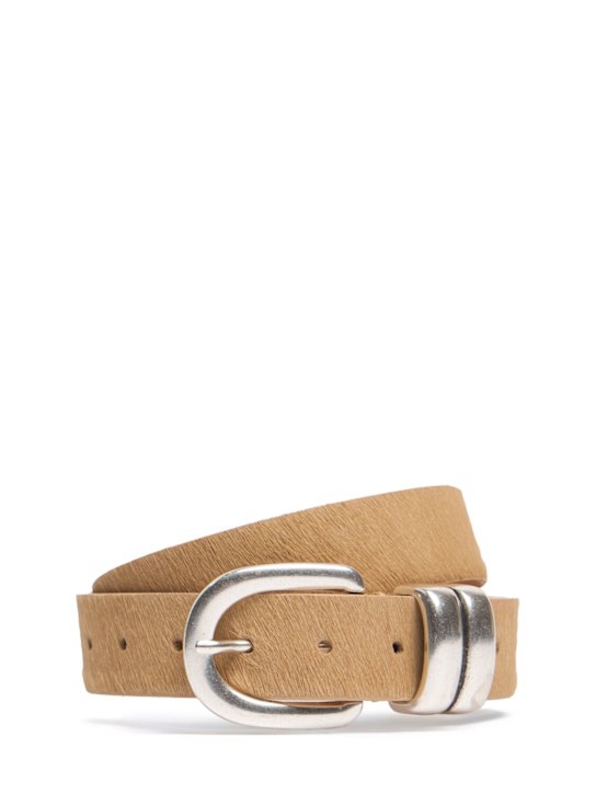 By Malene Birger: Zoira ponyhair belt - Bois - women_0 | Luisa Via Roma