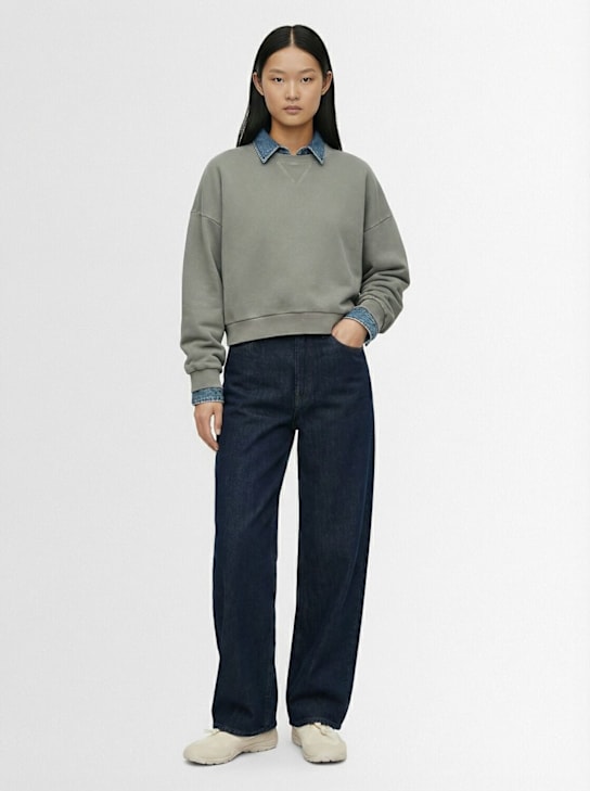 Entire Studios: Sweatshirt in kastiger Form - Grau - women_1 | Luisa Via Roma