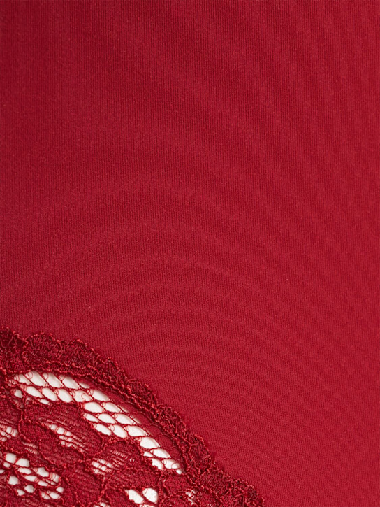 Skims: Cami nylon blend thong bodysuit - Mattone - women_1 | Luisa Via Roma