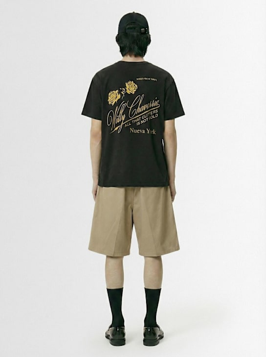 Willy Chavarria: Proverb Easy t-shirt - Black - men_1 | Luisa Via Roma