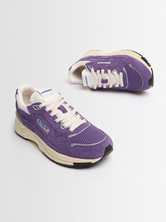 Autry: Hyperway低帮运动鞋 - Deep Purple/Sil - women_1 | Luisa Via Roma