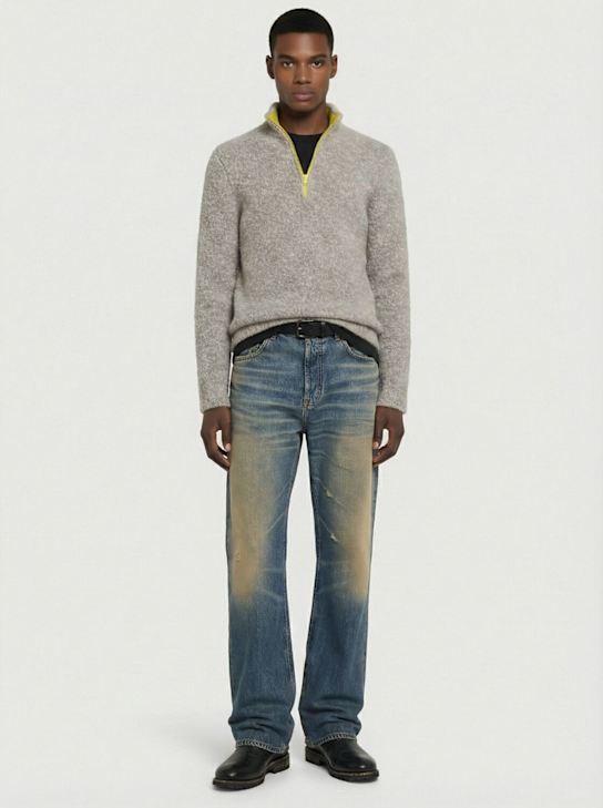 Diesel: K-eller alpaca blend knit sweater - men_1 | Luisa Via Roma